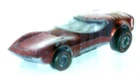 Vintage Torero Redline Hot Wheel Car #6260 Mattel 1969 Red with Medal Badge