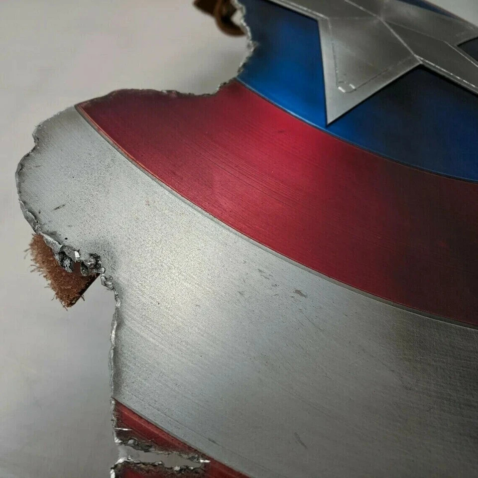Captain America Broken Shield Metal Prop Replica Avengers Endgame Shield Gift