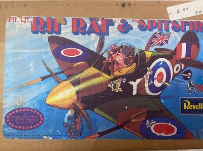 RARE REVELL DEALS WHEELS RIF RAF & SPITSFIRE ORIGINAL Box  ISSUE UNBUILT