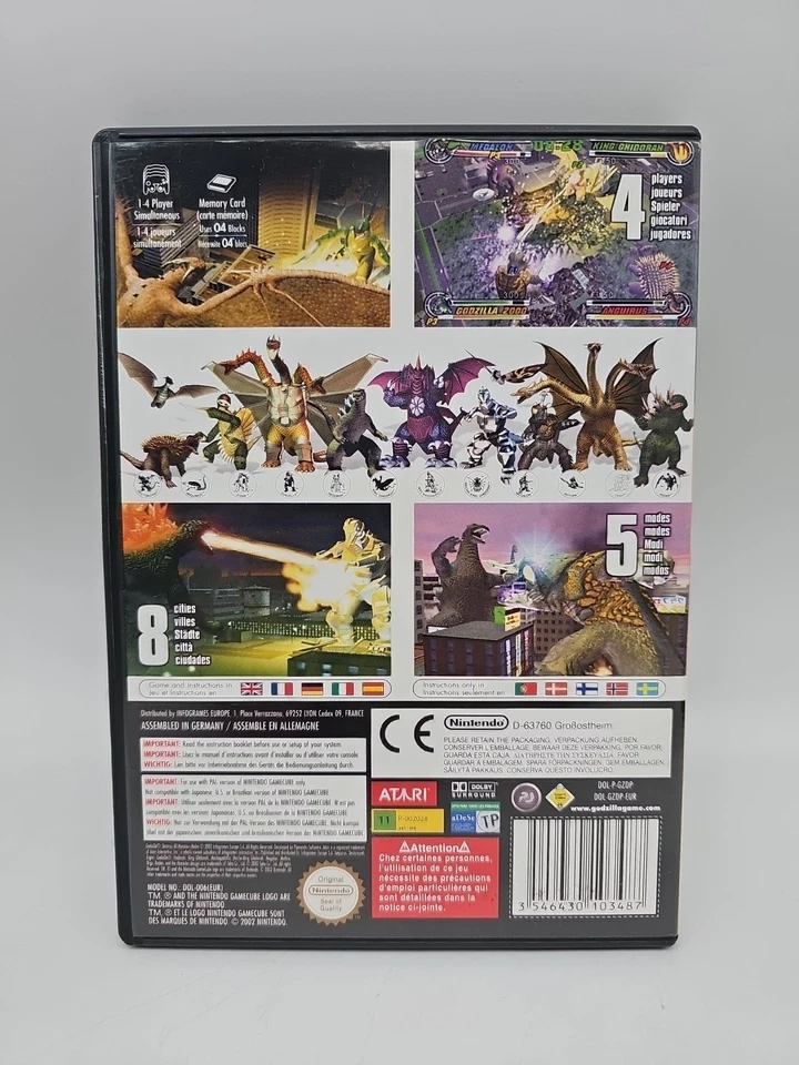 Godzilla Destroy All Monsters Melee Nintendo GameCube Spiel USK12 - Bild 3 von 4
