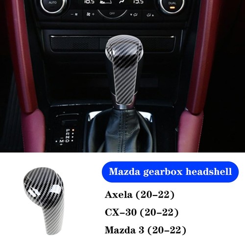 Per Mazda CX-3 CX-5 CX-9 Mazda CX-2 3 6 ABS Fibra di Carbonio Stampa Cambio Kno... - Foto 4 di 6