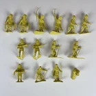 Marx Yellow Eskimo Figures Arctic Explorer IGY Satellite Base Vtg 1958/1959
