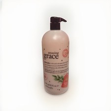Philosophy Amazing Grace Hydrating Shower Gel Holiday Cheer 32oz +pump 1.04 per gallon