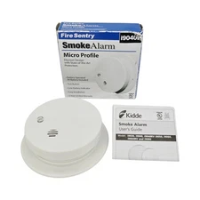 Kidde Fire Sentry i9040E Battery Operated Smoke Detector Alarm White Open Box