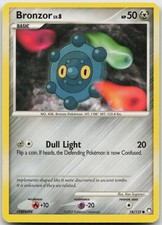 Bronzor 74/123 Mysterious Treasures Pokemon Moderately Played