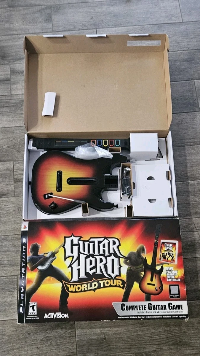 Guitar Hero World Tour Complet Sur PS3 - French Version - Très Bon état