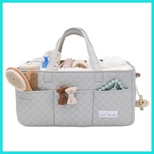 Baby Diaper Caddy Organizer, Nursery Storage Tote for Newborn Essentials and ...