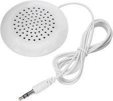 ASHATA Portable Pillow Speaker, Mini Stereo Speaker with 3.5Mm Aux Plug for MP3
