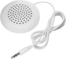 ASHATA Portable Pillow Speaker, Mini Stereo Speaker with 3.5Mm Aux Plug for MP3