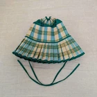 LORNA MURRAY Green Hat M 22in Wide Brim Cap Vintage Excellent Condition