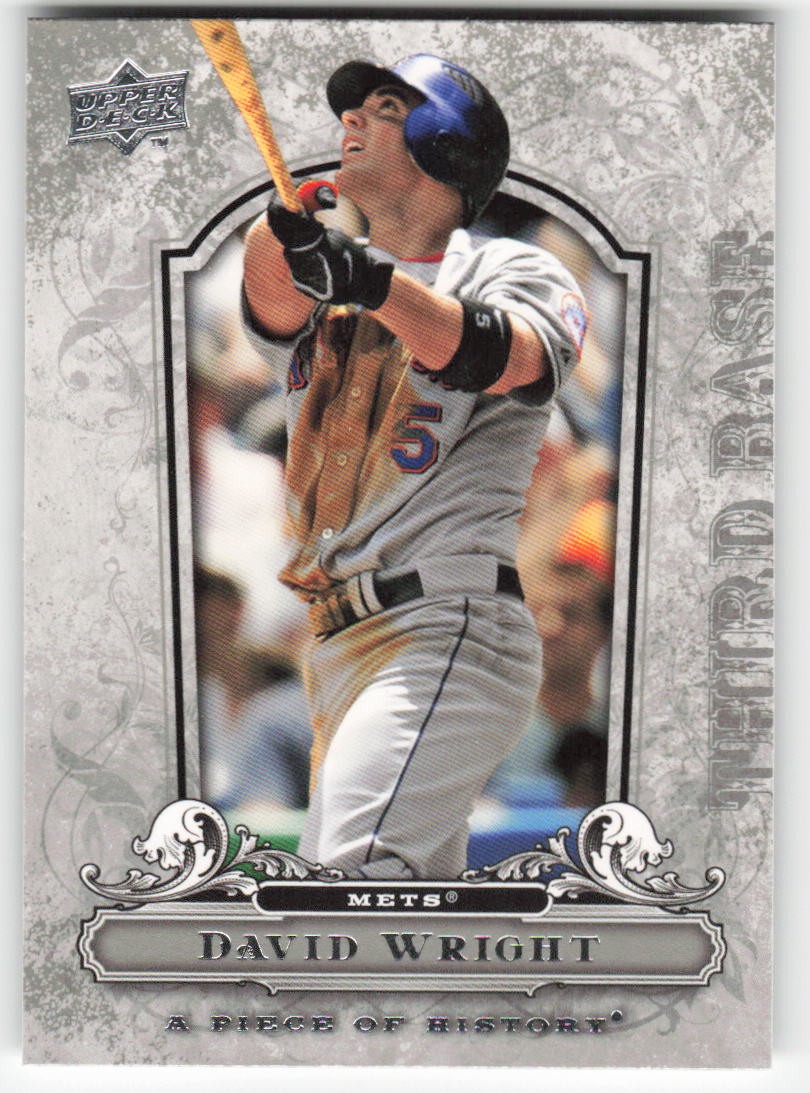 2008 Upper Deck A Piece of History David Wright #59 New York Mets