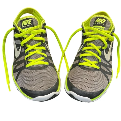 Chaussures de course femme Nike Flex Supreme Tr3 gris + vert fluo • W9 •