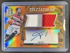 2015-16 Panini Spectra Nene Spectacular Patch Prizm Orange Auto Autograph #/25
