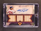 2025 Topps Museum Nomar Garciaparra Game Used Bat Triple Relic Autograph /75