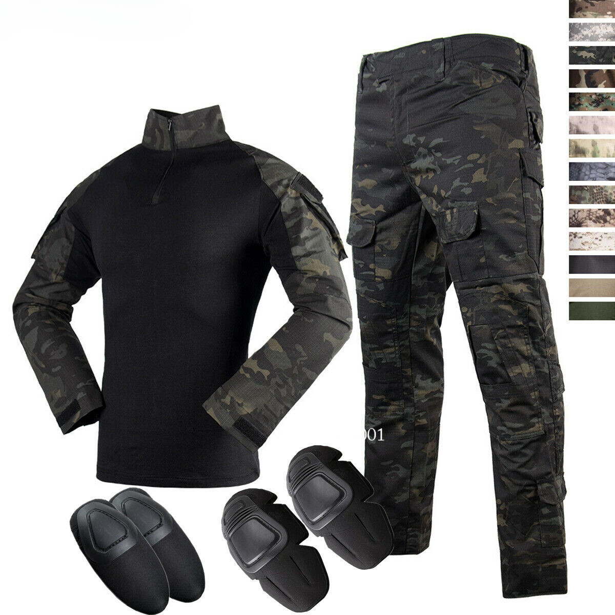 ズボン★ニューエラ★戦闘服 スタイル BDU PANTS CAMO Men's Tactical Shirt Pants US Army Military Combat BDU