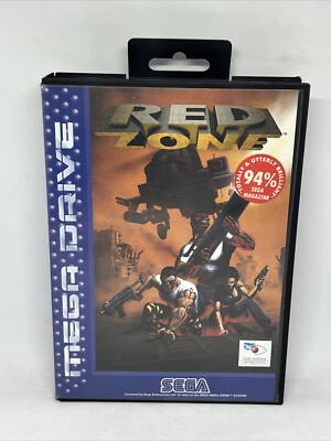 Red Zone (PAL) Sega MegaDrive komplett mit Booklet getestet kostenloser Versand UK
