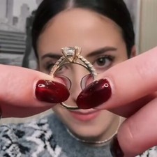 1.75 TCW Princess Cut Moissanite Halo Engagement Ring 14K Yellow Gold Plated