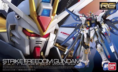 SEED FREEDOM RG セット BANDAI RG 1/144 ZGMF-X20A STRIKE FREEDOM GUNDAM Model Kit Gundam