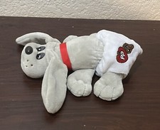 Hasbro small gray pound puppy with diaper 8"
