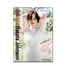 Beautiful Dakota Johnson personalised  2026/27 Calendar Choose start month