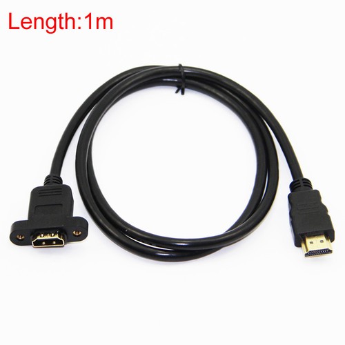 HDTV Male to Female With Screw Panel Mount V1.4 1080P Extension Cable F PSP HDTV - 第 15/16 張圖片
