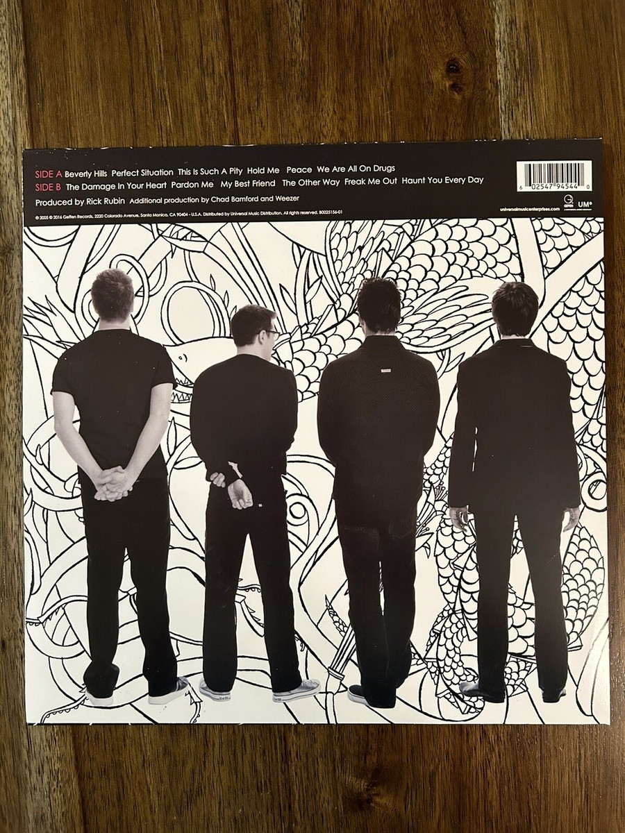Rivers Coumo' Patrick & Scott 'Weezer' Band Signed Vinyl