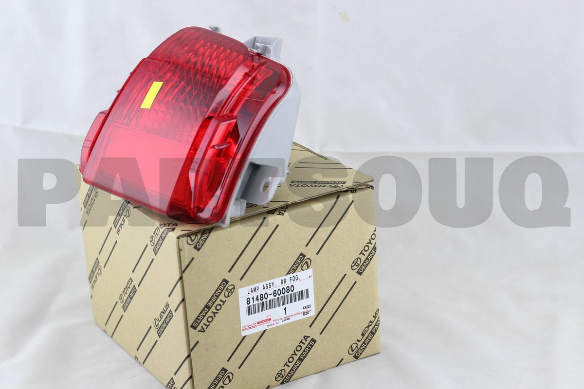 8148060080 Genuine Toyota LAMP ASSY, RR FOG 81480-60080 | eBay
