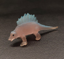 Vintage 1980s Dinosaur Chinasaur Dimetrodon Glow In The Dark Rubber Mini Figure