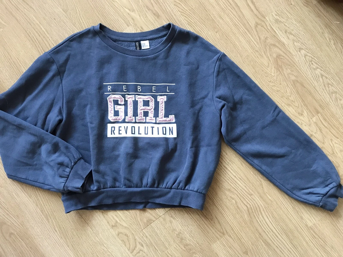 Rebel girl revolution sweatshirt h&m sale