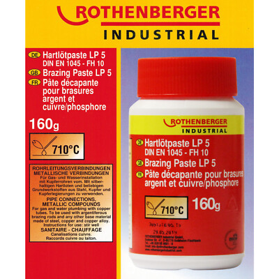 Rothenberger Hartlötpaste Flussmittelpaste 160g LP5 Hartlöten Löten 35610