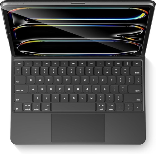 Keyboard Case for iPad Pro 13 inch(M4) 2024:Smart Multi-Touch Trackpad,Classic B - Afbeelding 2 van 7