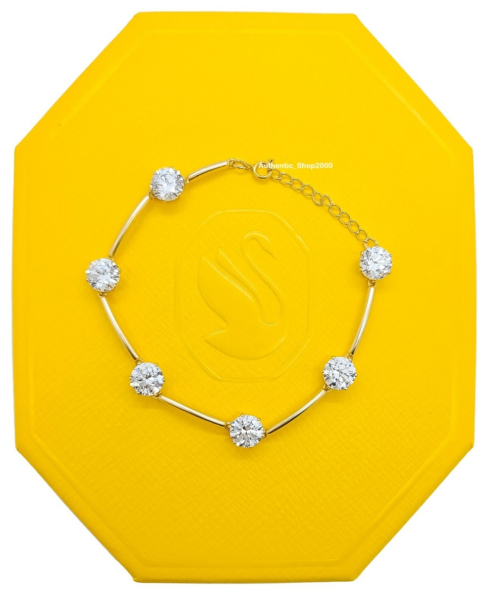 100% Authentic SWAROVSKI Gold White Crystals Constella