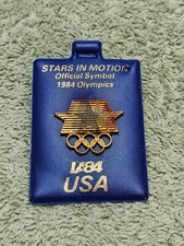 USA Olympic pin commission 1984  LA Olympics stars in motion Los Angeles