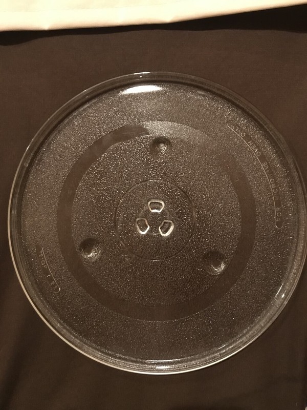 Replacement Glass Microwave 12 3/8" Diameter Turntable Carousel Tray 721QP T 22