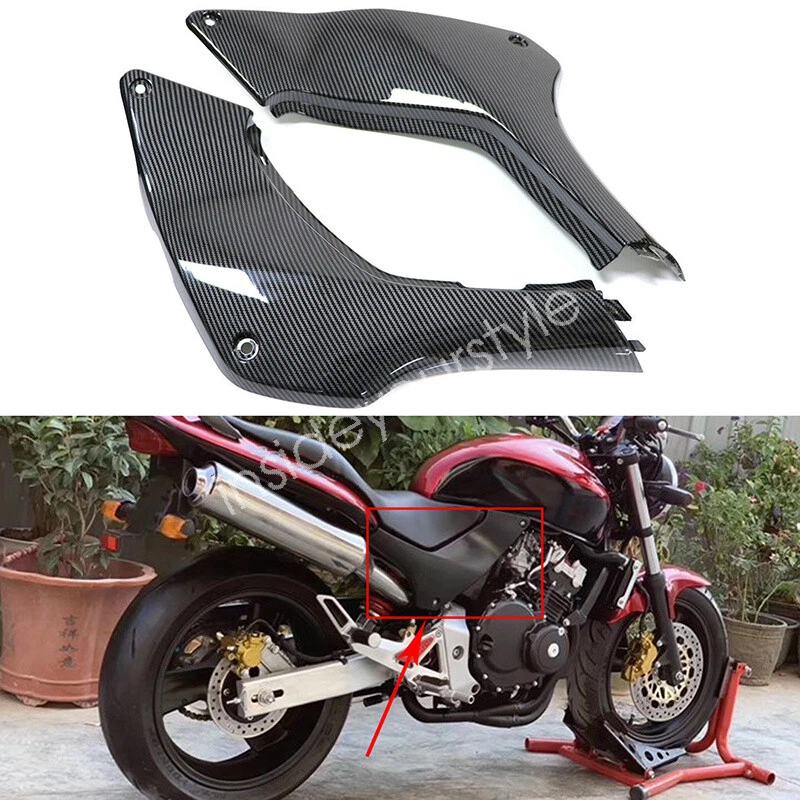 Carenado de cubierta protectora de fibra de carbono apto para Honda Hornet 250 600 cb250 cb600f 98-00 Foto 2 de 4