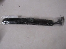 LANYARD DURABLE MULTI PURPASE SURVIVAL BRACELET WITH COMPASS PARACORD HOOKS FLIN