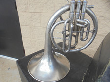 VINTAGE Mellophone WITH CASE MADE BY FRANK HOLTON CO.