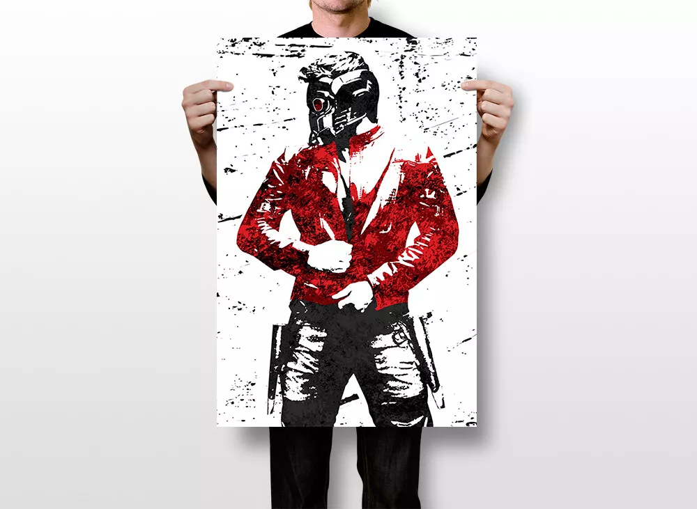 Star Lord Guardians of the Galaxy Art Print Decor - POSTER 20x30