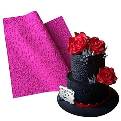 Art Kitchenware Large Crocodile Alligator Impression Mat Embossed Silicone Cake Mat 23.6X 15.75" Blm-26 (611553839629)