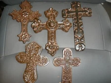 Serenity Garden Poly Mini Cross Wall Plaque (YOU CHOOSE)