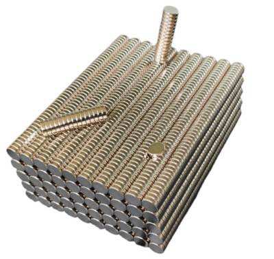 Neodym-Rund Magnet Ø8x2mm NdFeB N35 Stark Scheiben Magnete 10 - 500 Stück