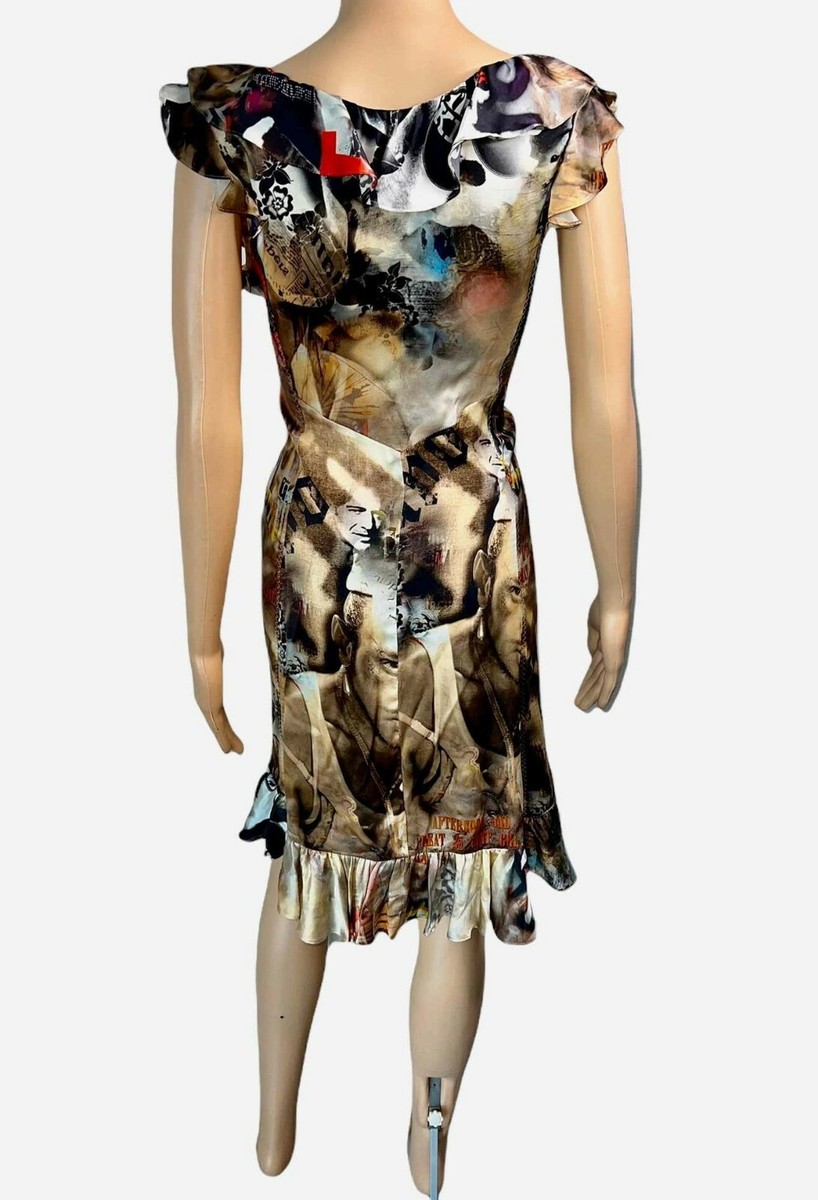 John Galliano Early 2000's Logo I'm a King Face Portrait