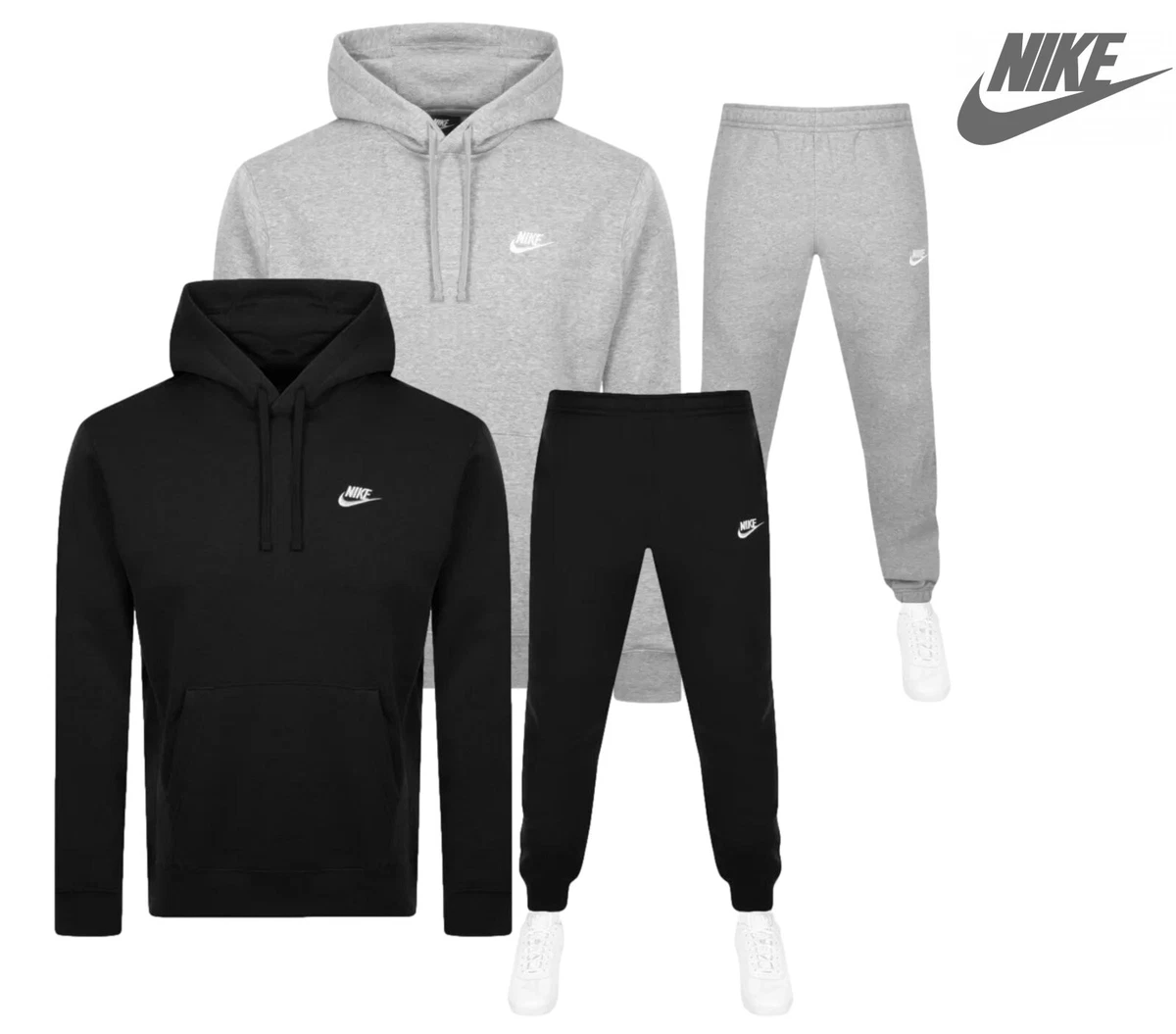 nike tracksuit hoodie and bottoms