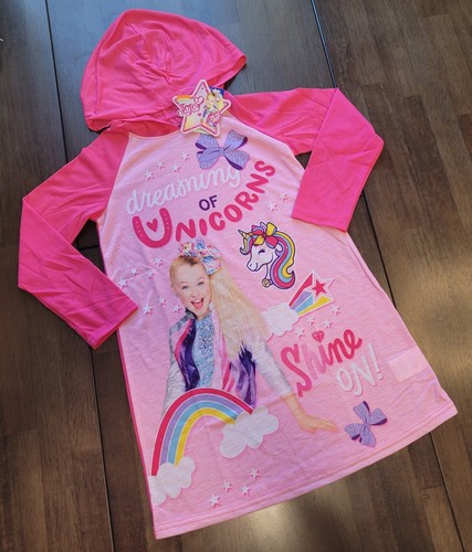 PJ's PAJAMAS Jojo Siwa Hoodie Pajamas Set Unicorns Size 8 NEW - Picture 10 of 12