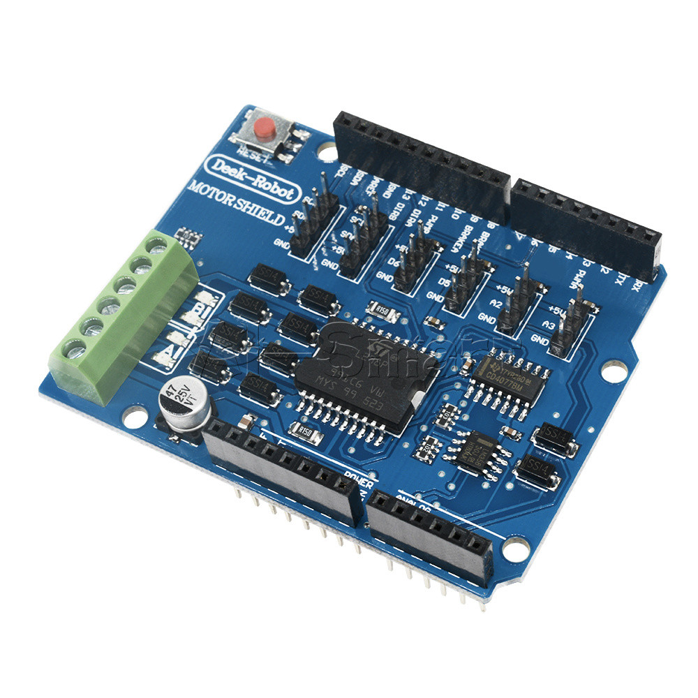Openable Arduino Bridge Analogue Duo For Arduino 2A H-Bridge Dual Channel DC Motor Driver ...
