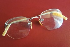 Baush lomb Eyeglasses 14gf White Gold