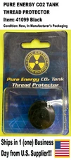 PURE ENERGY TANK THREAD PROTECTOR-(For Paintball Tanks) 41088 BLACK (NEW)
