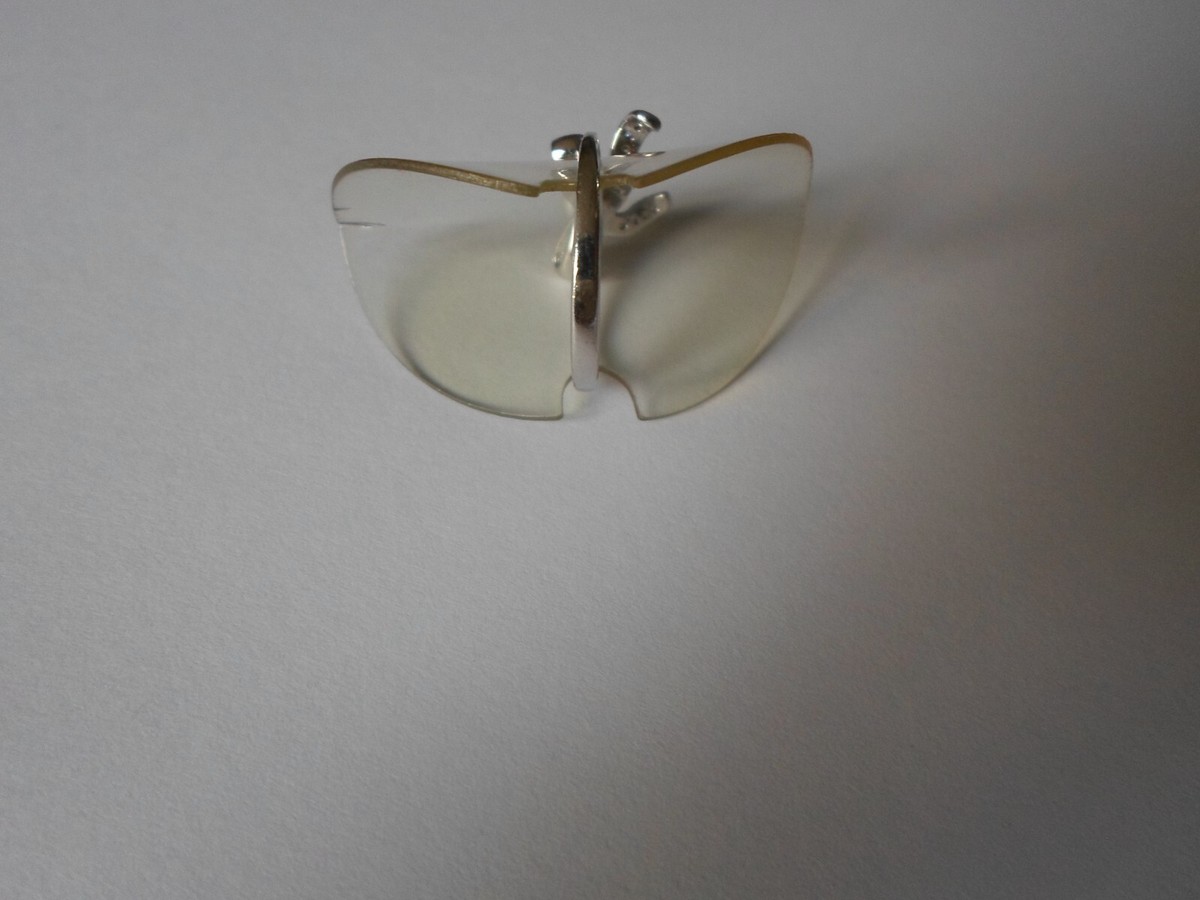 Bague En Argent Massif Avec Noeud, Zirconiums Et Perle Blanche - Taille 52