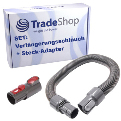 2in1 Set: Ersatz Saugschlauch + Zwischenadapter für Dyson DC05 DC07 DC08 DC14