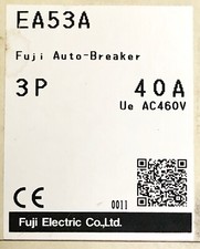 FUJI EA53A 3 Pole 40 AMP FAB Auto Breaker